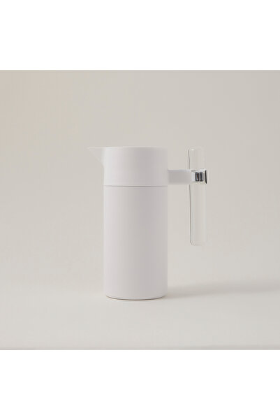 Generic Steel Vacuum Flask 1.2L Arab Graph White