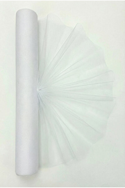 ZEYMERADE 27 متر من التول الإيراني اليوناني الأبيض، زينة لحفلات الزفاف وحفلات...