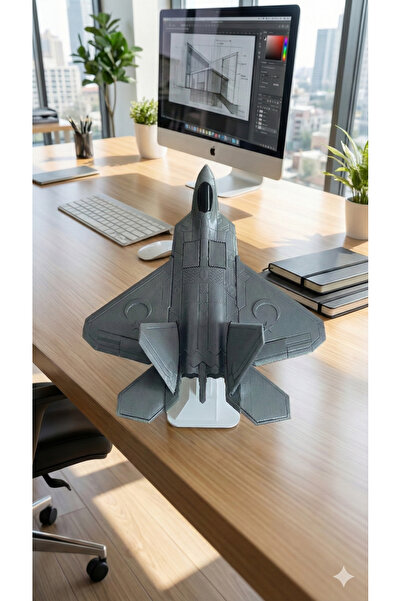 Kahramanmaraş 3D Maket Uçak - İsimlikli Dekoratif Stand Hediyeli