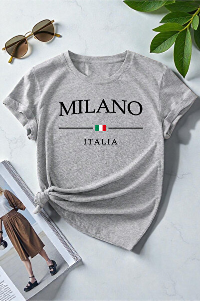 trendypassion Unisex Milano Italy Printed Design Tshirt