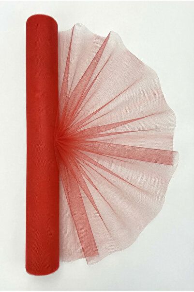 ZEYMERADE 27 Meters Iranian Greek Tulle Red, Engagement Dowry Bundle Door Bir...