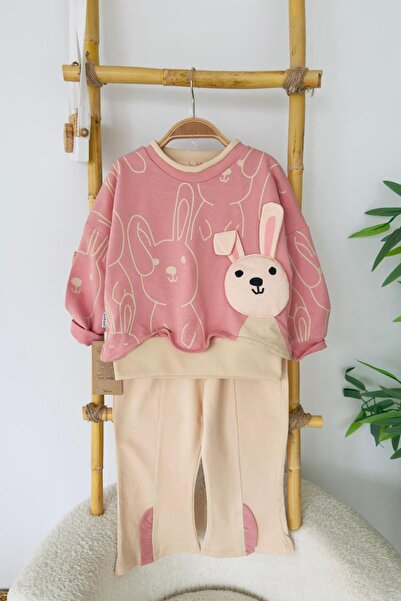 Minigimin Cicileri My Little One's Cicileri Cotton Baby Girl Set of 2 with Ra...