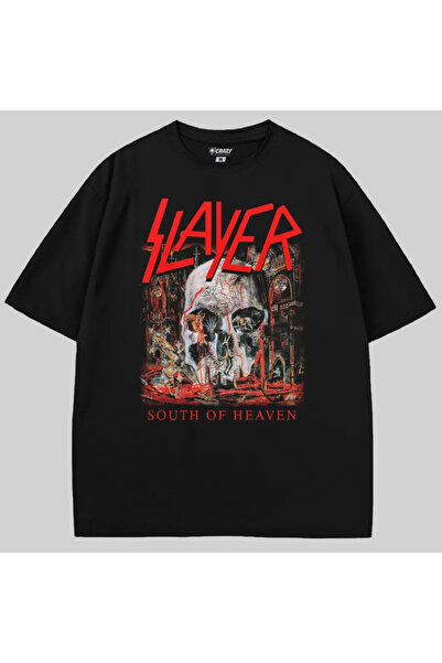 Crazy Slayer South of Heaven Oversized T-Shirt