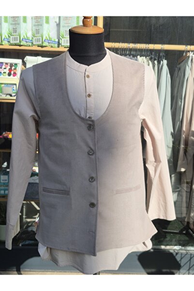 Nurul kisve Velvet Vest Lined with 4 Pockets