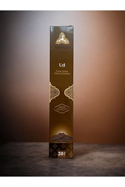 MAHUR Oud (Ud) Kokulu Tütsü Çubuğu – Yüksek Kalite, 20 Adet