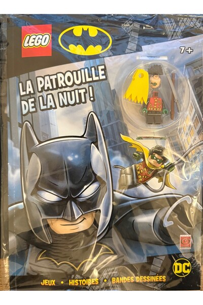 LEGO DC Batman Aylık Dergi - Robin Minifigür - Fransızca
