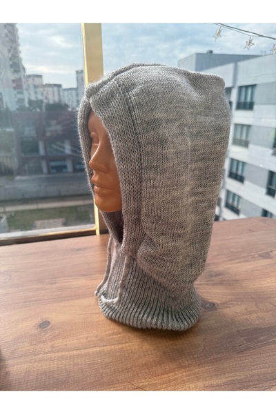 Blotch Light Gray Color Different Style Pull-On and Take-Off Knitwear Drawstr...