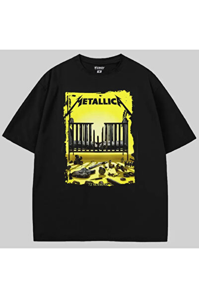 Crazy Μπλουζάκι με εξώφυλλο άλμπουμ Metallica 72 Seasons oversized