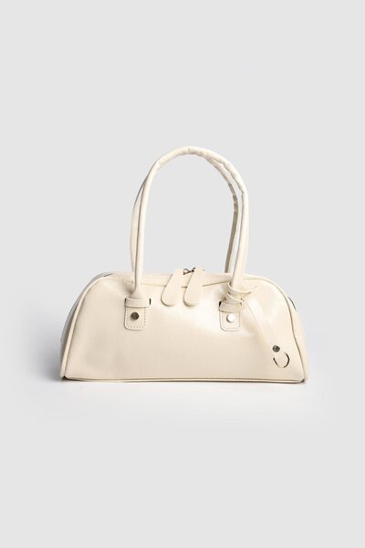 Store Leona Model Women's Patent Leather Baguette Bag