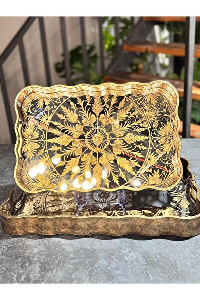 şirineşyalarım Elio 2-Piece Glass Tray Set