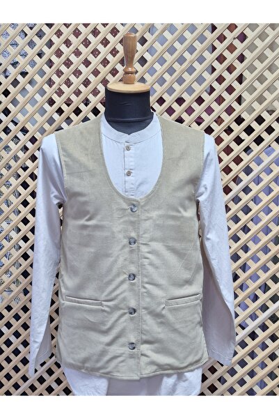 Nurul kisve Velvet Vest Lined with 4 Pockets