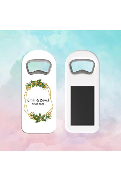 Düğün Nişan Söz Nikah Hediyesi - Hediyelik Magnet Açacak