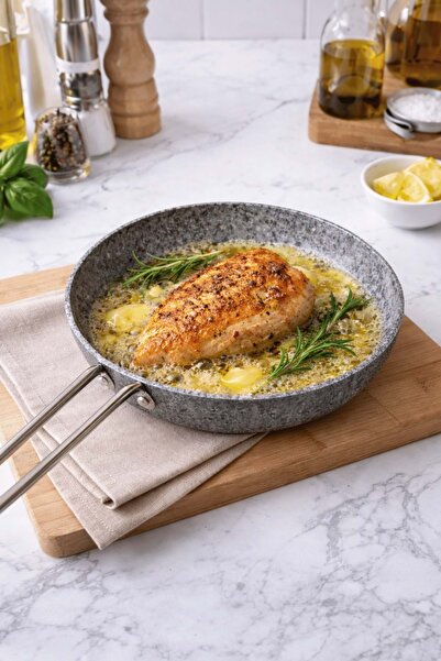 Jenisa Stone-H 24 cm Non-Scratch Fireproof Non-Stick Pan