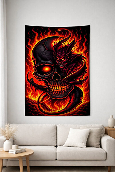 HalıOnline Gamer Konsol Desenli Duvar Örtüsü Duvar Halısı