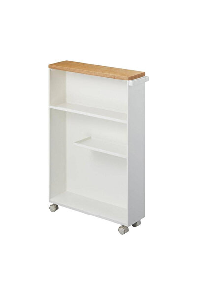 YAMAZAKİ Yarı Kapalı Depolama Arabası Beyaz 68 cm