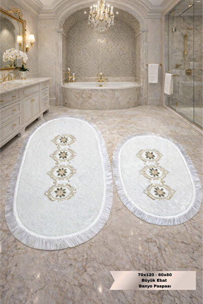 Bestekar Arvella Cream Non-Slip Leather Based Soft Surface Large Size Stylish...