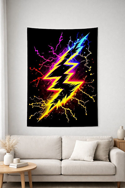 HalıOnline Gamer Konsol Desenli Duvar Örtüsü Duvar Halısı