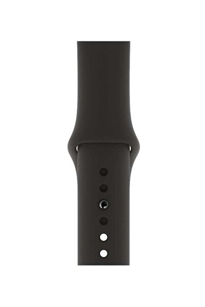 porodo Silicone Wrist Band For Apple Watch Black