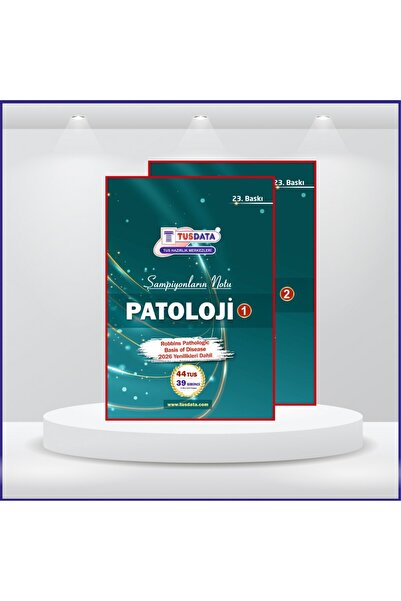 Klinisyen Tıp Kitabevleri Tus Data 2026 TUS Şampiyonların Notu Patoloji (23.B...