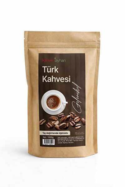 kahveciayhan 1 kg 1000g Taze Çekilmiş Türk Kahvesi Orta Kavrum Taze Paketleni...