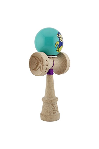Kendama X Original, Profesional, Blue Monkey, Super Lipicios cu Cupe Mari, Mă...