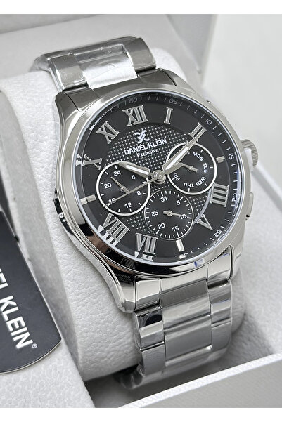 Daniel Klein Orijinal 2 Yıl Garantili Metal Kordon Fonksiyonlu Erkek Kol Saat...