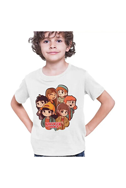 OEM Παιδικό Αγορίστικο T-shirt Stranger Things Cartoon Characters