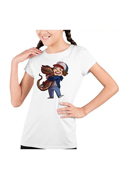 OEM Παιδικό Κορίτσι Stranger Things David Henderson Demogorgon Chibi T-Shirt