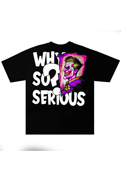 vulgariromania Tricou WHY SO SERIOUS? Oversized