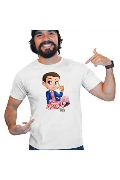 OEM Tricou Barbati Stranger Things Jane Eleven Desene Cartoon