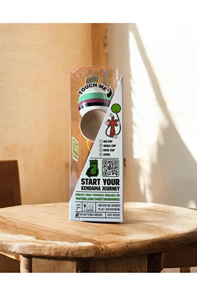 SWEETS KENDAMA 18 CM, 2-3 FINGER STRING, SPARE STRING