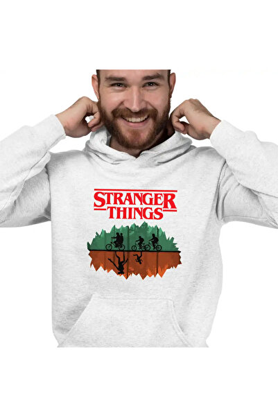 OEM Hanorac Barbati Stranger Things Padure Bicilete Abis Monstri