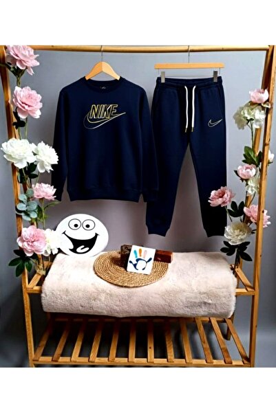 AY GİYİM Top and Bottom Combed Cotton Children's and Youth Sports Tracksuit Set