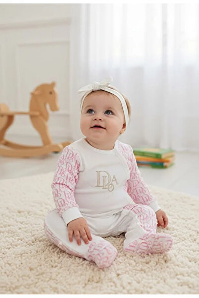 Butik بدلة بيبي دولا للأطفال من القطن الممشط