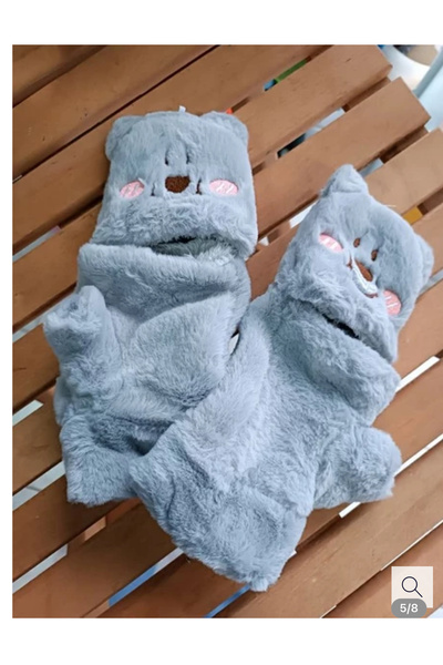 AYŞENURHASANOĞLU Peluş parmaksız eldiven