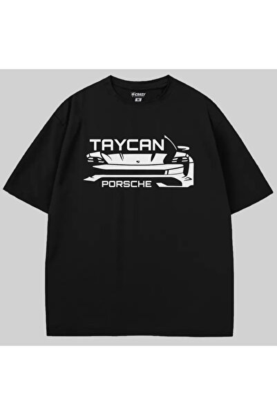 Crazy Μπλουζάκι Porsche Taycan Front oversized