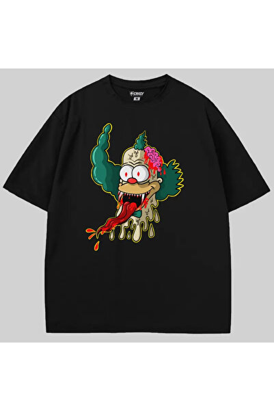 Crazy Tricou The Simpsons Evil Clown supradimensionat
