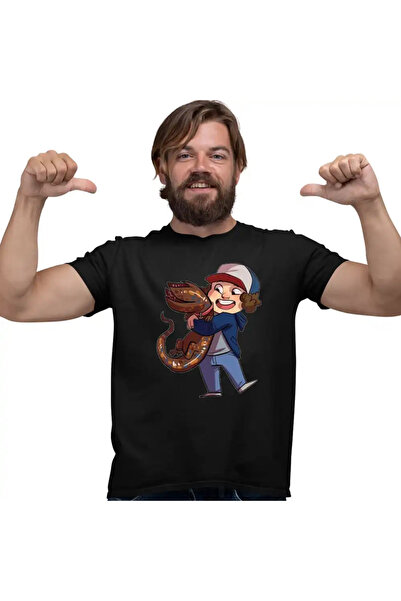 OEM Ανδρικό T-Shirt Stranger Things David Henderson Demogorgon Chibi