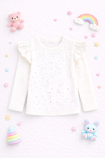 mini kanka Κοριτσίστικο μαύρο κορμάκι με βολάν, μακρυμάνικο, από βαμβάκι με α...