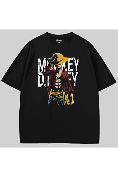 Crazy Μπλουζάκι One Piece Monkey D Luffy oversized