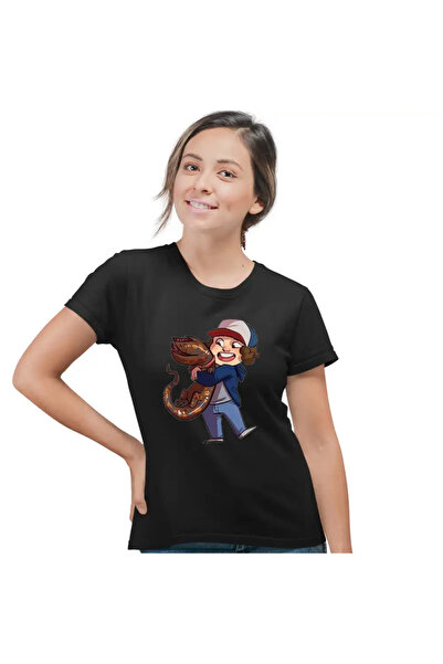 OEM Γυναικείο T-Shirt Stranger Things David Henderson Demogorgon Chibi