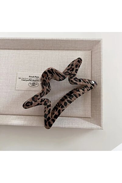 GÜLPEŞE Leopard Patterned Latch Buckle New Trend-06