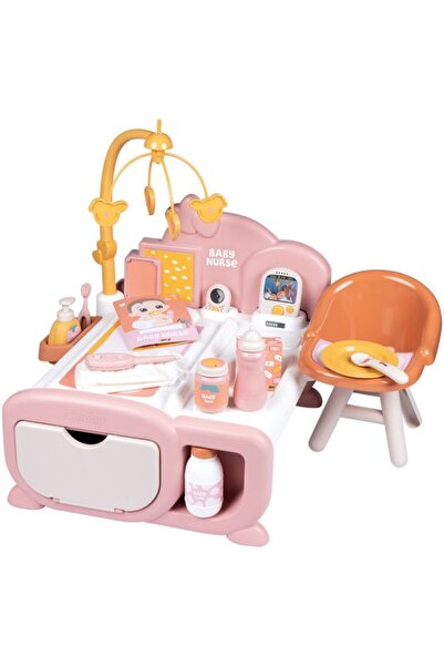 Smoby Centru îngrijire păpuși Baby Nurse Cocoon 3 în 1 cu 16 accesorii