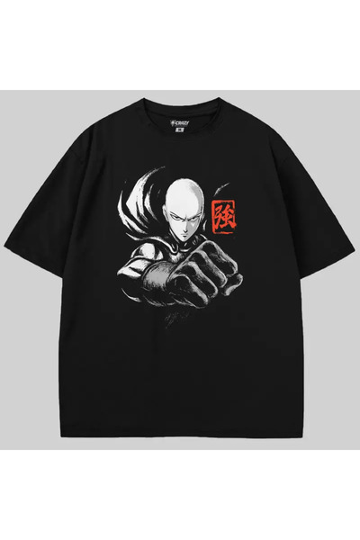Crazy Μπλουζάκι One Punch Man Saitama oversized