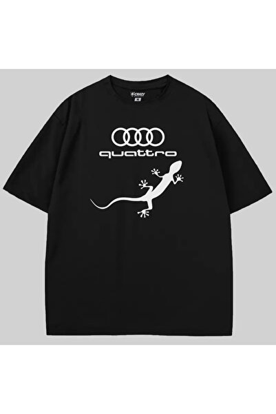 Crazy Μπλουζάκι Audi Quattro Gecko oversized