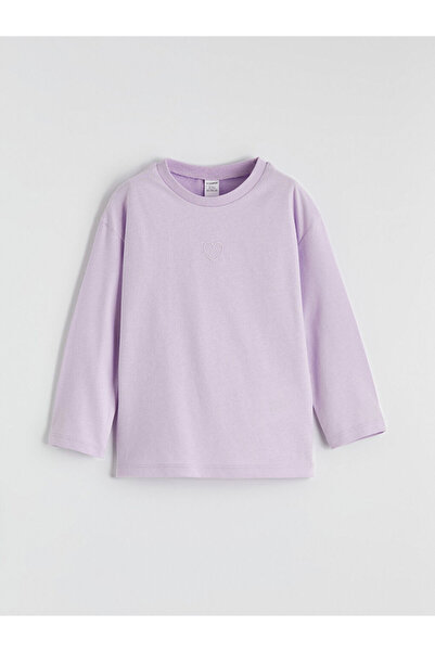 LC Waikiki RMZ GİYİM FARKIYA تي شيرت بناتي مطرز بياقة روبا