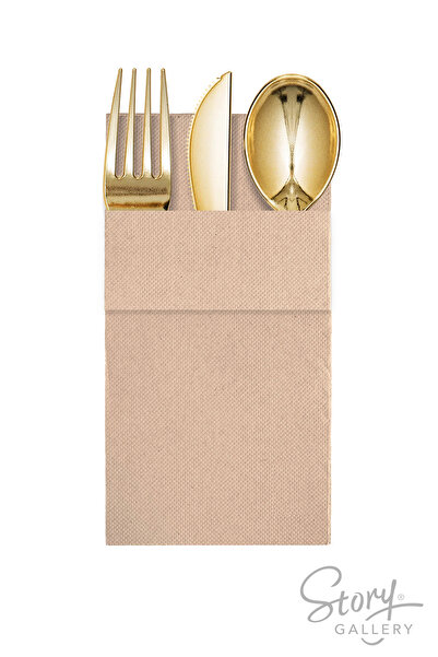 Story مناديل ورقية ملونة بنمط Air Touch مقاس 40×40 سم، طبقتين، 50 قطعة، 1/8 جيب