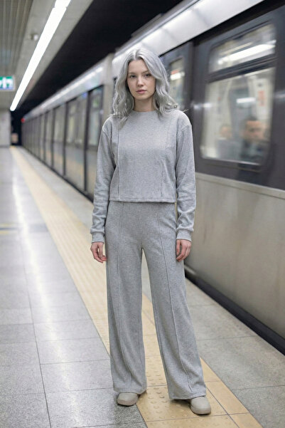 East Stream Kadın Çizgili Eşofman Takımı