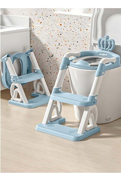 BAYBEE - Crown Western Toilet Potty Seat - Blue