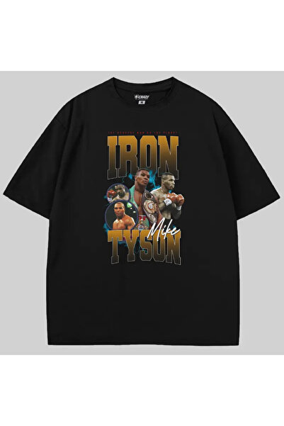 Crazy Tricou Mike Tyson Man Of The Planet supradimensionat
